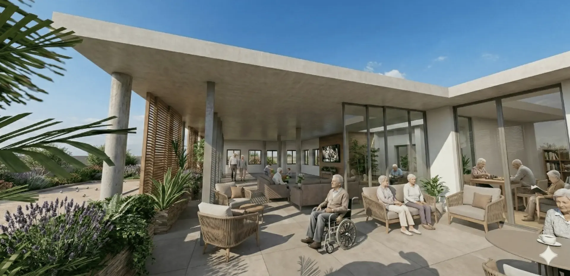 Residencia Mayores Madre Carmen. Málaga (obra terminada) 1