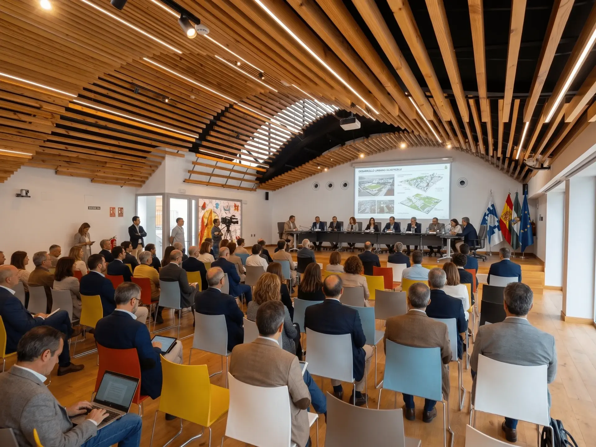 Salón de actos de Algarrobo con personas (03)