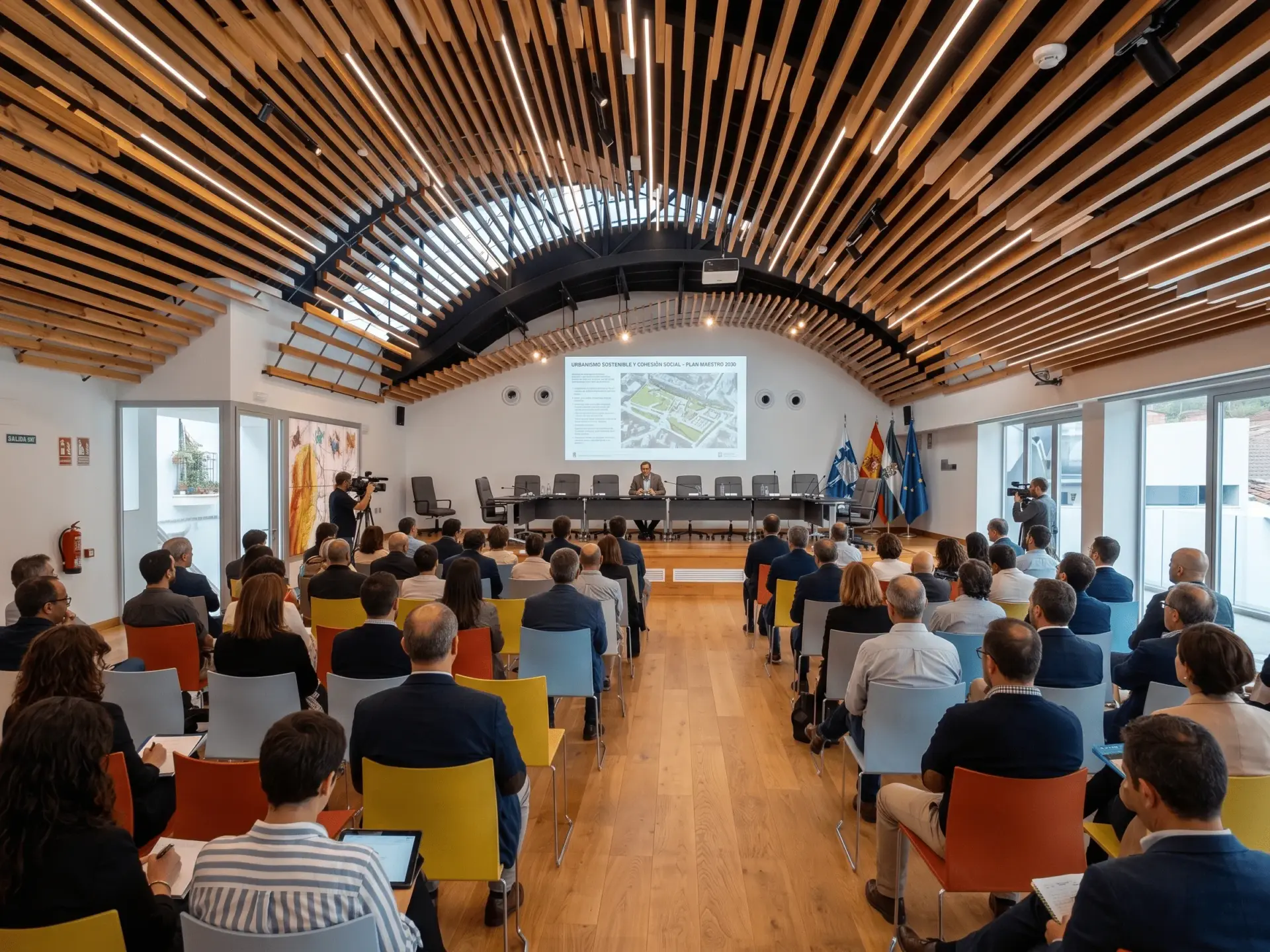 Salón de actos de Algarrobo con personas (04)